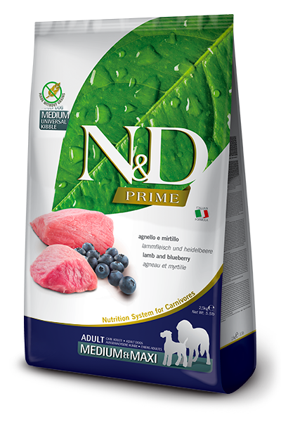 N&D PRIME LAMB & BLUEBERRY ADULT MEDIUM & MAX